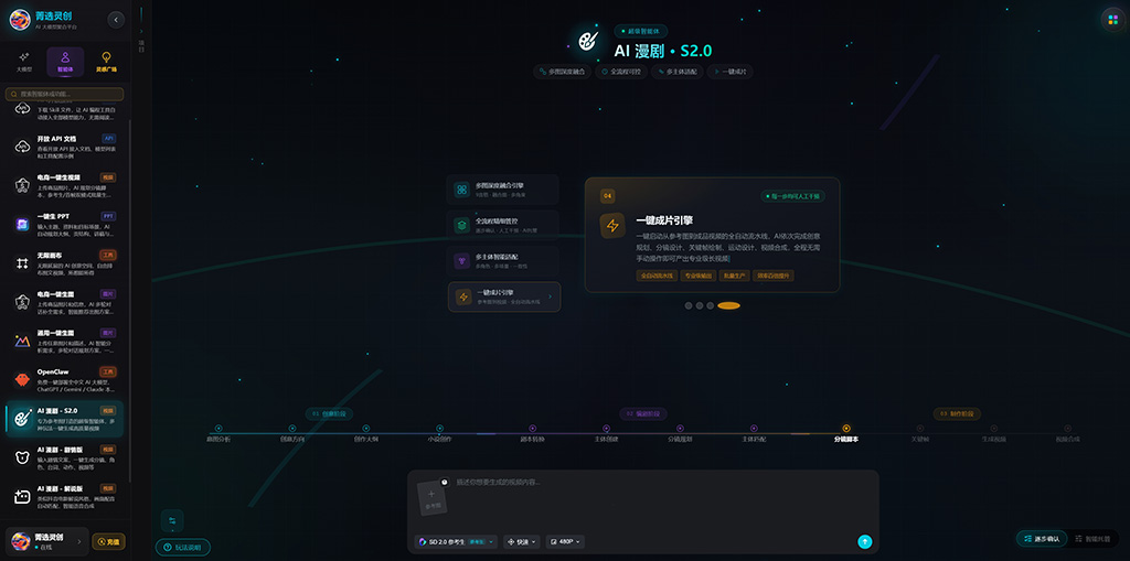 AI 漫剧生成场景
